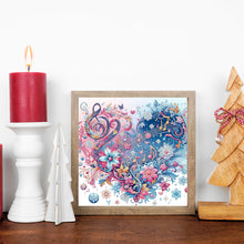 Load image into Gallery viewer, Diamond Painting - Partial Special Shaped - Notes Heart Flower (30*30CM)