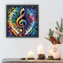 Load image into Gallery viewer, Diamond Painting - Partial Special Shaped - Piano Notes (30*30CM)