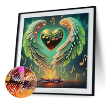 Load image into Gallery viewer, Diamond Painting - Partial Special Shaped - Love Wings Note (30*30CM)