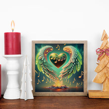 Load image into Gallery viewer, Diamond Painting - Partial Special Shaped - Love Wings Note (30*30CM)