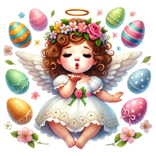 Load image into Gallery viewer, Diamond Painting - Full Round - Easter Angel (30*30CM)