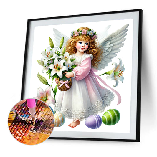 Diamond Painting - Full Round - Easter Angel (30*30CM)