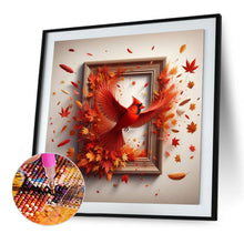 Load image into Gallery viewer, Diamond Painting - Full Square - Red Cardinal Escaping From The Frame (40*40CM)