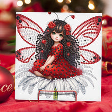 Load image into Gallery viewer, 6Pcs Elf Girl DIY Diamond Painting Card Diamond Drawing Card for Friends