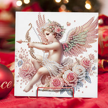 Load image into Gallery viewer, 6Pcs Cupid Angel DIY Diamond Painting Card Diamond Drawing Card for Friends