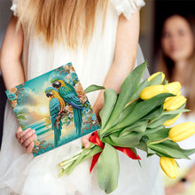 Load image into Gallery viewer, 6Pcs Parrot DIY Diamond Painting Card Diamond Drawing Card for Family Friends