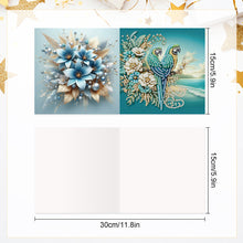 Load image into Gallery viewer, 6Pcs Parrot DIY Diamond Painting Card Diamond Drawing Card for Family Friends