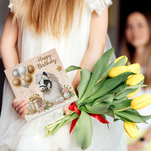 Load image into Gallery viewer, 6Pcs Birthday Animal DIY Diamond Painting Card Diamond Drawing Card for Adults