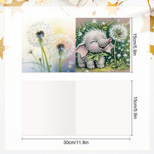 Load image into Gallery viewer, 6Pcs Baby Elephant DIY Diamond Painting Card Diamond Drawing Card for Friends