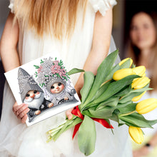 Load image into Gallery viewer, 6Pcs Gnome Lover DIY Diamond Painting Card Diamond Drawing Card for Friends