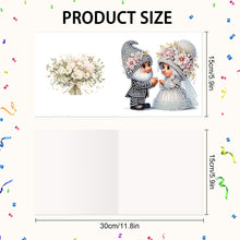 Load image into Gallery viewer, 6Pcs Gnome Lover DIY Diamond Painting Card Diamond Drawing Card for Friends