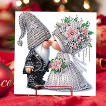Load image into Gallery viewer, 6Pcs Gnome Lover DIY Diamond Painting Card Diamond Drawing Card for Friends