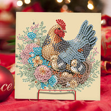 Load image into Gallery viewer, 6Pcs Chicken Coop DIY Diamond Painting Card Diamond Drawing Card for Friends