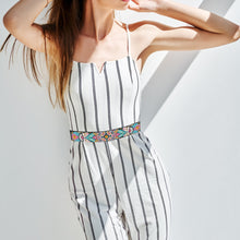 Load image into Gallery viewer, Mandala Diamond Painting Waistband Flower Diamond Art Elastic Belt for Women