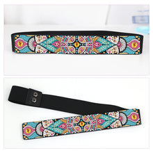 Load image into Gallery viewer, Mandala Diamond Painting Waistband Flower Diamond Art Elastic Belt for Women