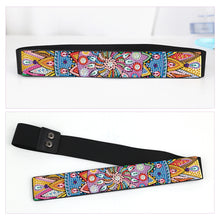 Load image into Gallery viewer, Mandala Diamond Painting Waistband Flower Diamond Art Elastic Belt for Women