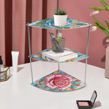 Load image into Gallery viewer, 3 Tier Acrylic Special Shape Flower 5D DIY Diamond Painting Storage Shelf