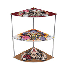 Load image into Gallery viewer, 3 Tier Acrylic Special Shape Leopard 5D DIY Diamond Painting Storage Shelf