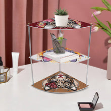 Load image into Gallery viewer, 3 Tier Acrylic Special Shape Leopard 5D DIY Diamond Painting Storage Shelf
