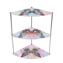 Load image into Gallery viewer, 3 Tier Acrylic Special Shape Butterfly 5D Diamond Painting Storage Shelf