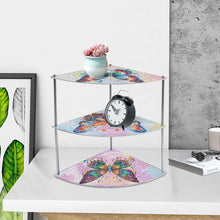 Load image into Gallery viewer, 3 Tier Acrylic Special Shape Butterfly 5D Diamond Painting Storage Shelf
