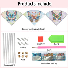 Load image into Gallery viewer, 3 Tier Acrylic Special Shape Butterfly 5D Diamond Painting Storage Shelf