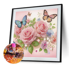 Load image into Gallery viewer, Diamond Painting - Partial Special Shaped - Flower Cluster (30*30CM)