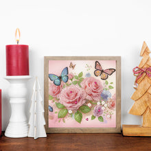 Load image into Gallery viewer, Diamond Painting - Partial Special Shaped - Flower Cluster (30*30CM)
