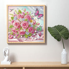 Load image into Gallery viewer, Diamond Painting - Partial Special Shaped - Flower Cluster (30*30CM)