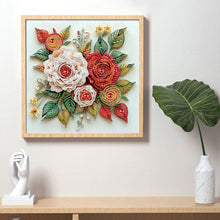 Load image into Gallery viewer, Diamond Painting - Partial Special Shaped - Flower Cluster (30*30CM)