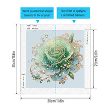 Load image into Gallery viewer, Diamond Painting - Partial Special Shaped - Flower Cluster (30*30CM)