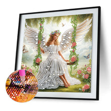 Load image into Gallery viewer, Diamond Painting - Partial Special Shaped - Angel (30*30CM)