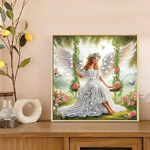 Load image into Gallery viewer, Diamond Painting - Partial Special Shaped - Angel (30*30CM)