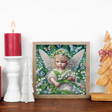 Load image into Gallery viewer, Diamond Painting - Partial Special Shaped - Angel (30*30CM)