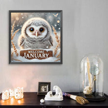 Load image into Gallery viewer, Diamond Painting - Full Square - Cute Animal January (40*40CM)
