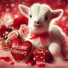 Load image into Gallery viewer, Diamond Painting - Full Square - Cute Animal February (40*40CM)