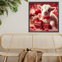 Load image into Gallery viewer, Diamond Painting - Full Square - Cute Animal February (40*40CM)