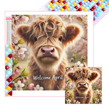 Load image into Gallery viewer, Diamond Painting - Full Square - Cute Animal April (40*40CM)