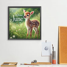 Load image into Gallery viewer, Diamond Painting - Full Square - Cute Animal June (40*40CM)