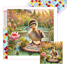 Load image into Gallery viewer, Diamond Painting - Full Square - Cute Animal August (40*40CM)