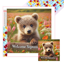 Load image into Gallery viewer, Diamond Painting - Full Square - Cute Animal September (40*40CM)