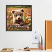 Load image into Gallery viewer, Diamond Painting - Full Square - Cute Animal September (40*40CM)