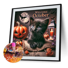 Load image into Gallery viewer, Diamond Painting - Full Square - Cute Animal October (40*40CM)
