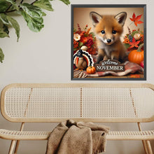 Load image into Gallery viewer, Diamond Painting - Full Square - Cute Animal November (40*40CM)