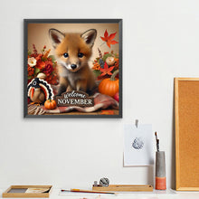 Load image into Gallery viewer, Diamond Painting - Full Square - Cute Animal November (40*40CM)
