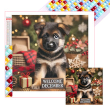 Load image into Gallery viewer, Diamond Painting - Full Square - Cute Animal December (40*40CM)