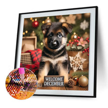 Load image into Gallery viewer, Diamond Painting - Full Square - Cute Animal December (40*40CM)