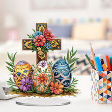 Load image into Gallery viewer, Easter Egg Flower Table Top Diamond Painting Ornament Kits for Home Office Decor