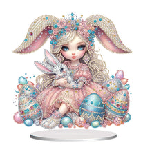 Load image into Gallery viewer, Egg Bunny Princess Diamond Painting Desktop Decoration Rhinestones Ornament