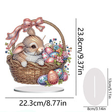 Load image into Gallery viewer, Easter Egg Bunny Basket Diamond Painting Desktop Decors Bedroom Table Decor